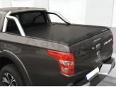 Крышка Mountain Top для Fiat Fullback &quot;TOP ROLL&quot;, цвет черный c защитной дугой